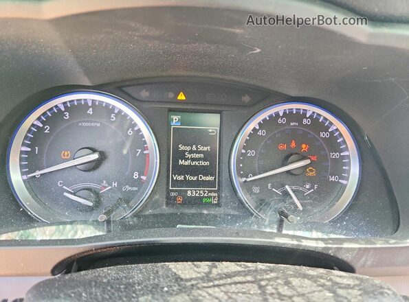 5TDJZRFH3HS371741 2017 TOYOTA HIGHLANDER Green Widok zestawu wskaźników