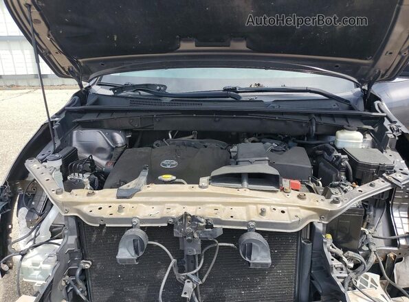 5TDJZRFH3HS401398 2017 TOYOTA HIGHLANDER Silver Engine compartment view
