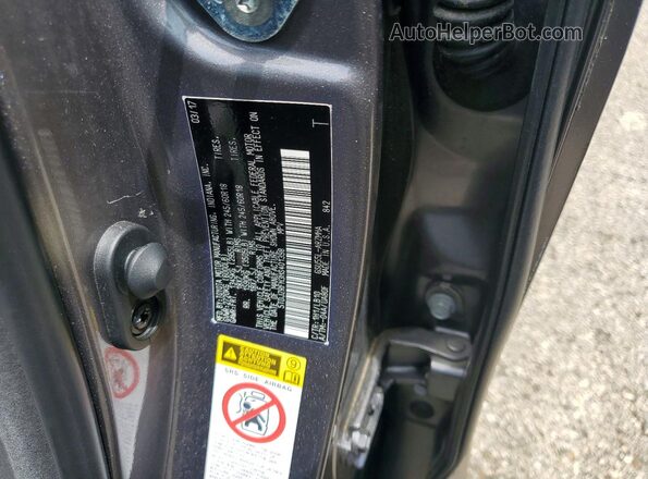 5TDJZRFH3HS401398 2017 TOYOTA HIGHLANDER Silver VIN sticker view