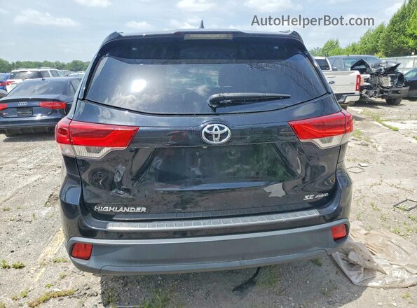 5TDJZRFH3HS407394 2017 TOYOTA HIGHLANDER Black Vista trasera