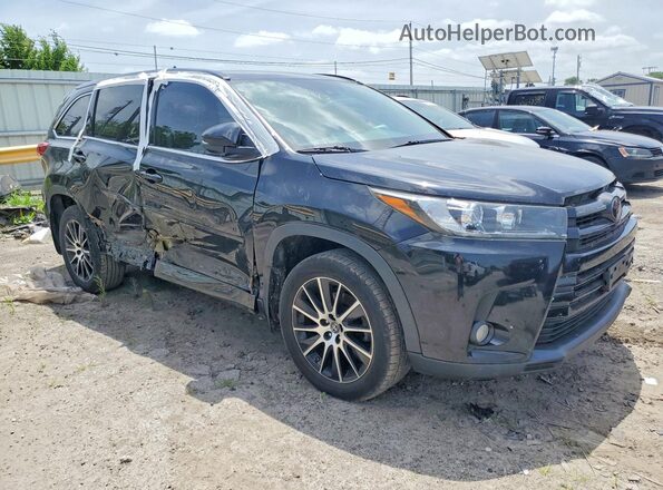 5TDJZRFH3HS407394 2017 TOYOTA HIGHLANDER Black Delantero derecho