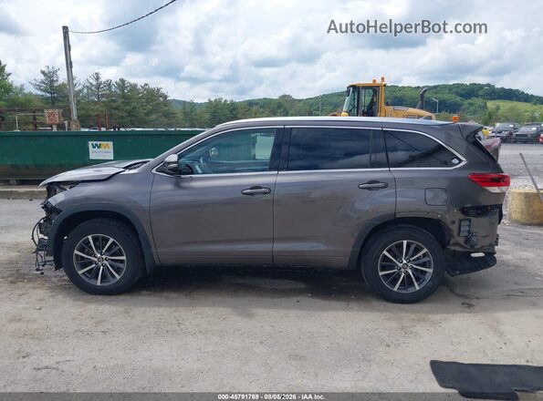 5TDJZRFH3HS411106 2017 TOYOTA HIGHLANDER Gray სალონის 360-გრადუსიანი ხედი