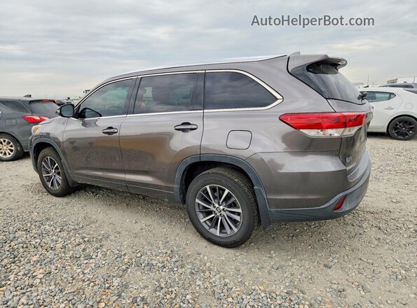 5TDJZRFH3HS432697 2017 TOYOTA HIGHLANDER Серый Задняя левая четверть