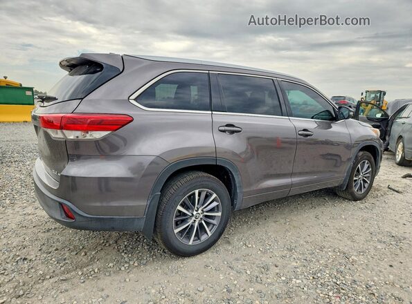 5TDJZRFH3HS432697 2017 TOYOTA HIGHLANDER Серый Задняя правая четверть