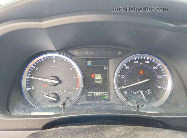 5TDJZRFH3HS432697 2017 TOYOTA HIGHLANDER Серый Вид щитка приборов