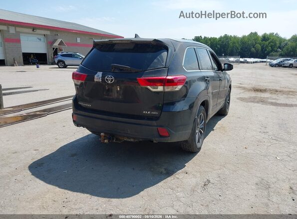 5TDJZRFH3JS836931 2018 TOYOTA HIGHLANDER Black Trasero derecho
