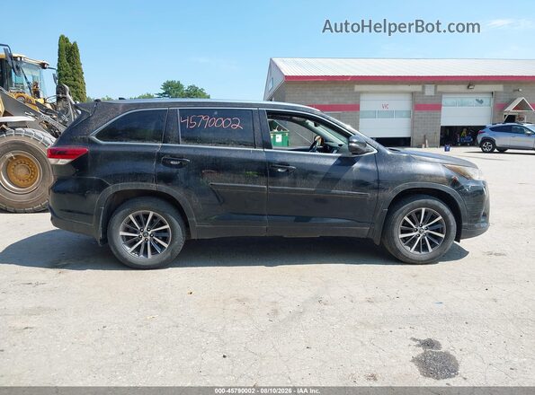 5TDJZRFH3JS836931 2018 TOYOTA HIGHLANDER Black Vista interior trasera