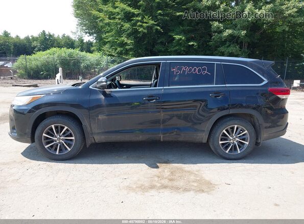 5TDJZRFH3JS836931 2018 TOYOTA HIGHLANDER Black Vista interior de 360 grados