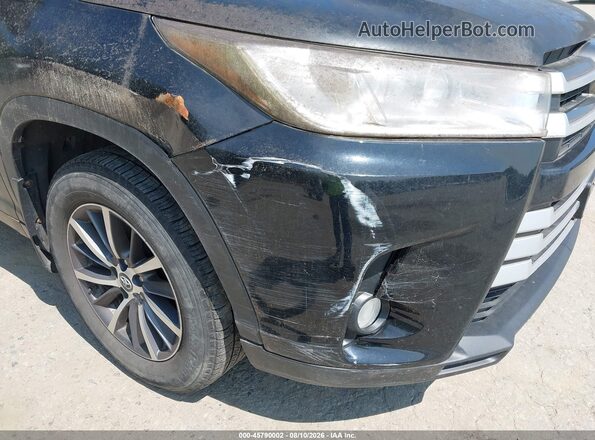 5TDJZRFH3JS836931 2018 TOYOTA HIGHLANDER Black Vista frontal
