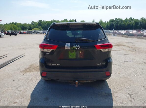5TDJZRFH3JS836931 2018 TOYOTA HIGHLANDER Black 