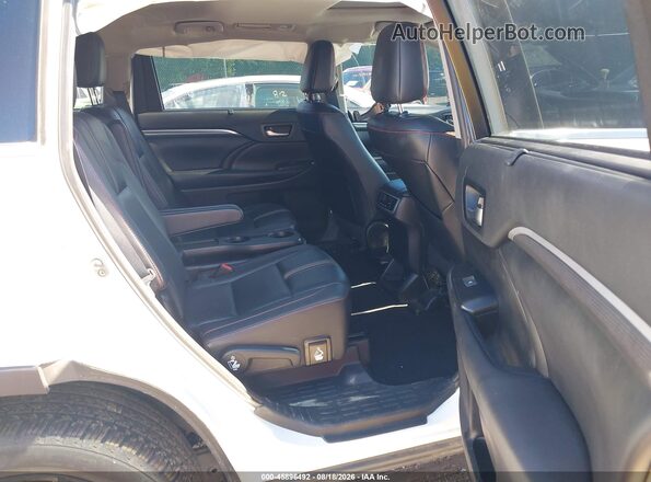 5TDJZRFH3KS598841 2019 TOYOTA HIGHLANDER White Вид наклейки з VIN-кодом