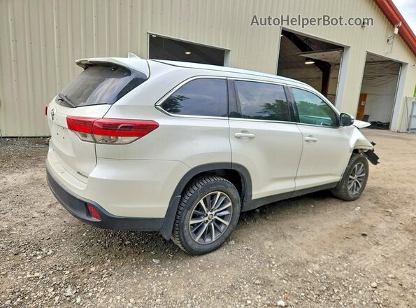 5TDJZRFH3KS614875 2019 TOYOTA HIGHLANDER White Հետևի աջ