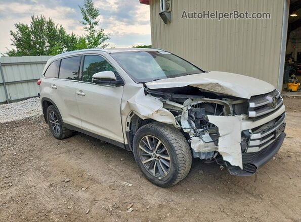 5TDJZRFH3KS614875 2019 TOYOTA HIGHLANDER White Առջևի աջ