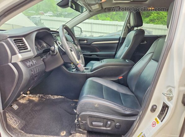 5TDJZRFH3KS614875 2019 TOYOTA HIGHLANDER White Սալոնի դիմացի տեսք