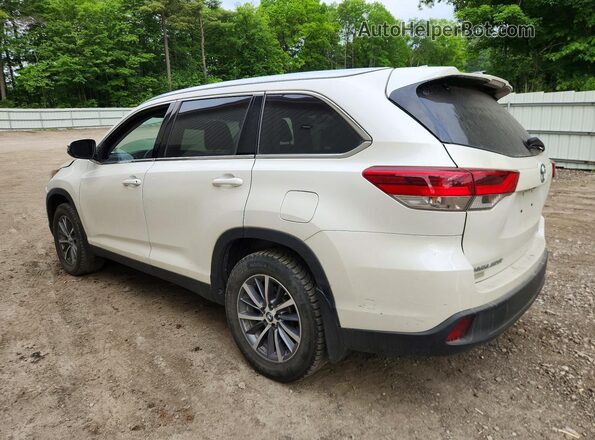 5TDJZRFH3KS614875 2019 TOYOTA HIGHLANDER White Հետևի ձախ