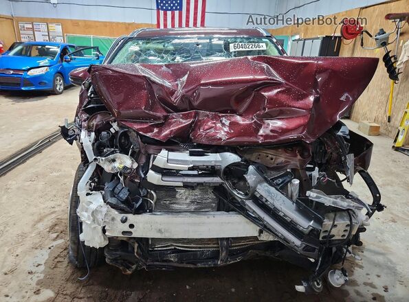 5TDJZRFH3KS724681 2019 TOYOTA HIGHLANDER Burgundy Widok z przodu
