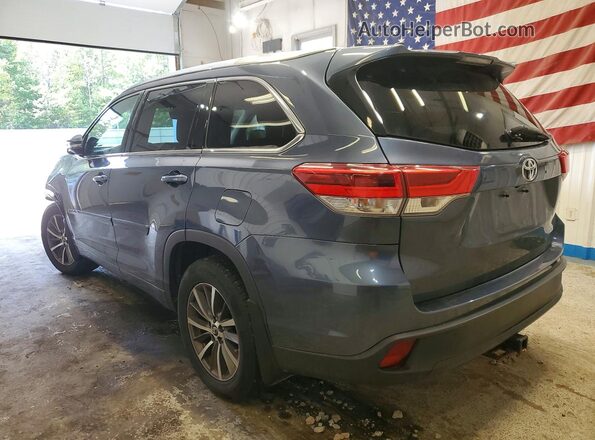 5TDJZRFH4HS376320 2017 TOYOTA HIGHLANDER Blue Հետևի ձախ