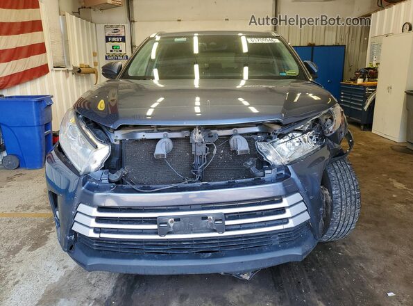 5TDJZRFH4HS376320 2017 TOYOTA HIGHLANDER Blue Դիմացի տեսք
