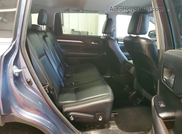 5TDJZRFH4HS376320 2017 TOYOTA HIGHLANDER Blue Սալոնի հետևի տեսք