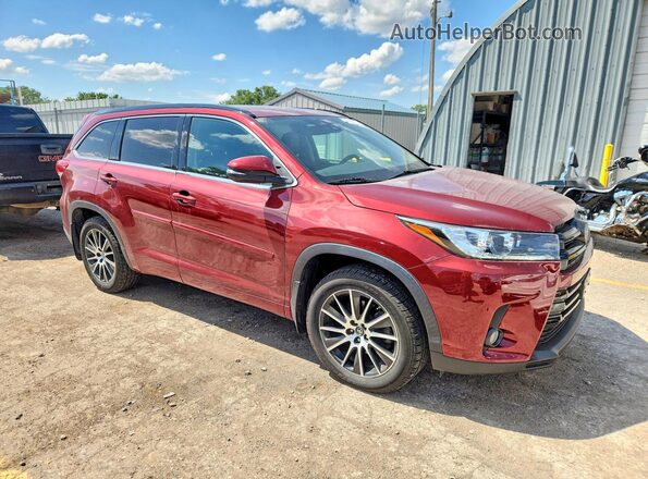 5TDJZRFH4HS456989 2017 TOYOTA HIGHLANDER Red Delantero derecho