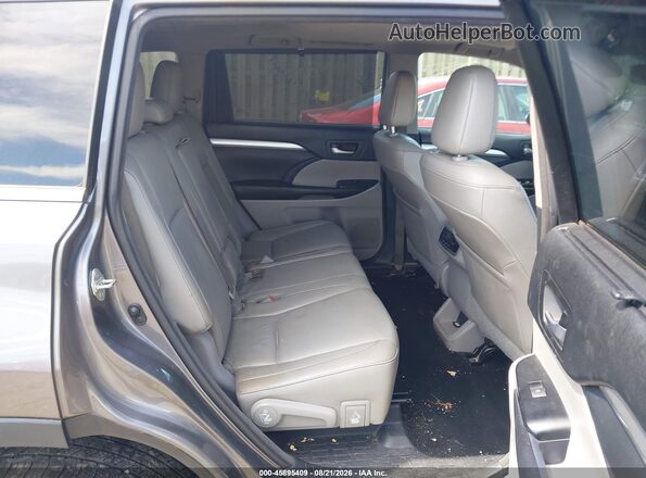 5TDJZRFH4HS466115 2017 TOYOTA HIGHLANDER Gray VIN კოდის სტიკერის ხედი