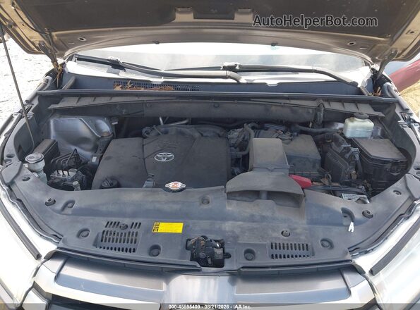 5TDJZRFH4HS466115 2017 TOYOTA HIGHLANDER Gray უკანა ხედი