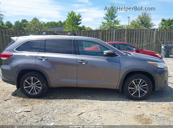 5TDJZRFH4HS466115 2017 TOYOTA HIGHLANDER Gray ხელსაწყოთა პანელის ხედი