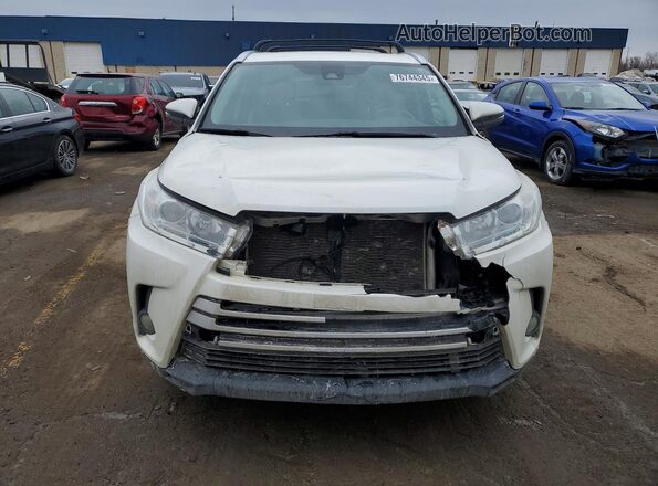 5TDJZRFH4JS542034 2018 TOYOTA HIGHLANDER White Front view
