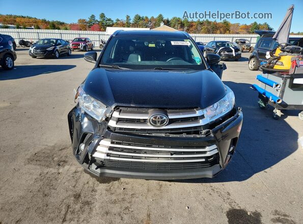 5TDJZRFH4JS553857 2018 TOYOTA HIGHLANDER Black Front view