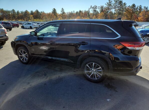 5TDJZRFH4JS553857 2018 TOYOTA HIGHLANDER Black Rear left
