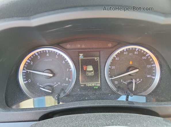 5TDJZRFH4JS553857 2018 TOYOTA HIGHLANDER Black Instrument cluster view