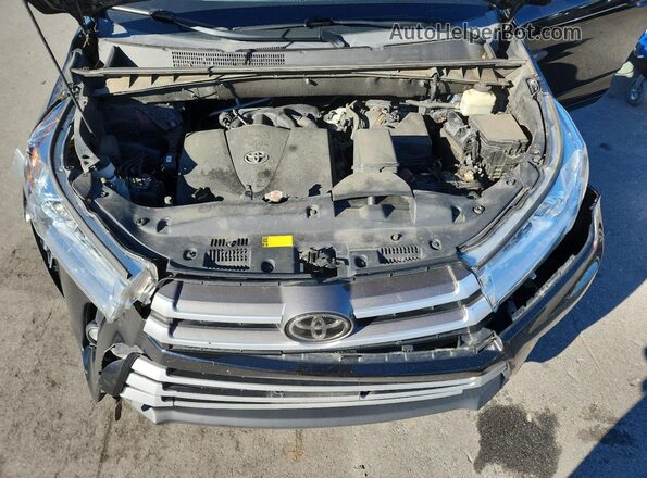 5TDJZRFH4JS553857 2018 TOYOTA HIGHLANDER Black Engine compartment view
