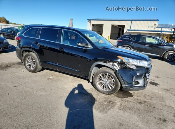 5TDJZRFH4JS553857 2018 TOYOTA HIGHLANDER Black Front right