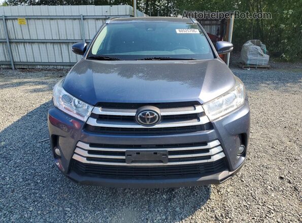 5TDJZRFH4KS954939 2019 TOYOTA HIGHLANDER Blue წინა ხედი