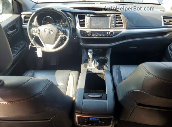 5TDJZRFH4KS954939 2019 TOYOTA HIGHLANDER Blue წინა პანელის ხედი