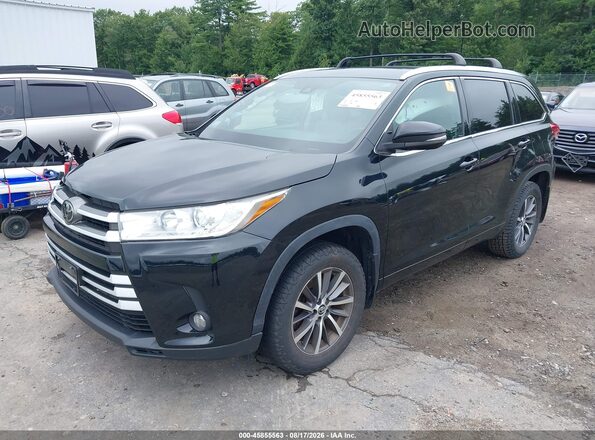 5TDJZRFH5HS405856 2017 TOYOTA HIGHLANDER Black Vista tres cuartos delantera izquierda