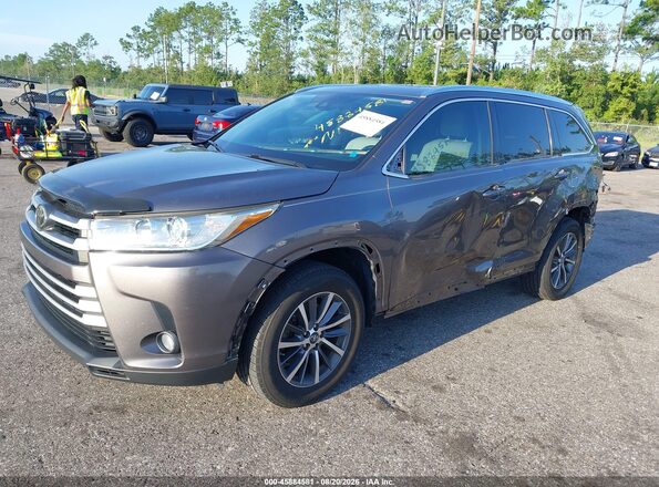 5TDJZRFH5HS408997 2017 TOYOTA HIGHLANDER Gray Przód lewy
