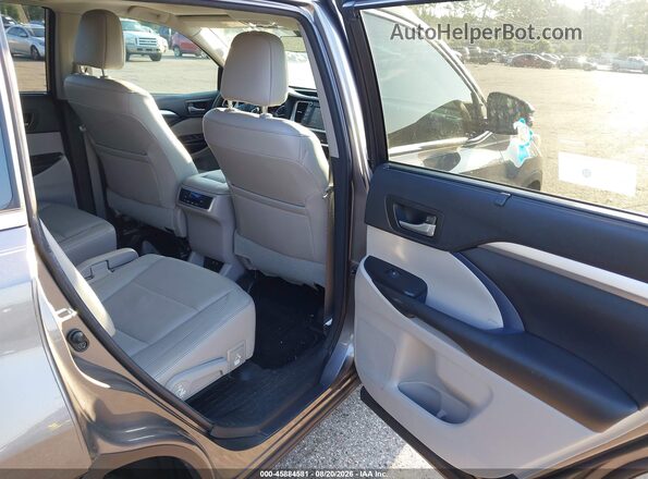 5TDJZRFH5HS408997 2017 TOYOTA HIGHLANDER Gray Widok naklejki z numerem VIN