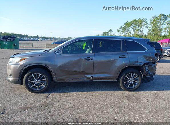 5TDJZRFH5HS408997 2017 TOYOTA HIGHLANDER Gray Widok wnętrza 360 stopni