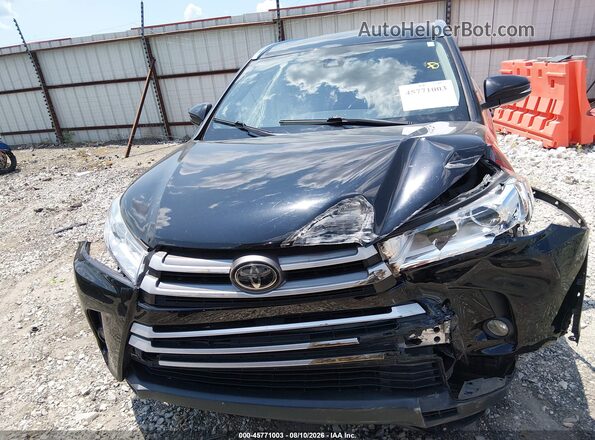 5TDJZRFH5HS426531 2017 TOYOTA HIGHLANDER Черный Вид панели приборов