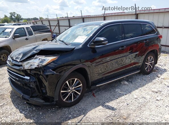 5TDJZRFH5HS426531 2017 TOYOTA HIGHLANDER Черный Передняя левая четверть