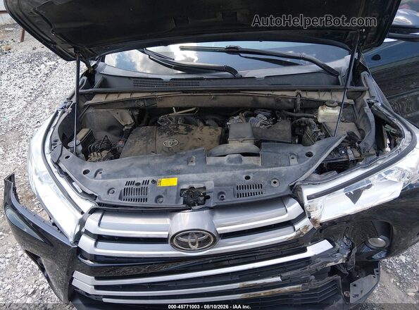 5TDJZRFH5HS426531 2017 TOYOTA HIGHLANDER Черный Вид сзади