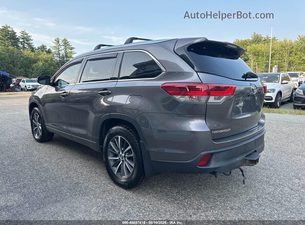 5TDJZRFH5JS535979 2018 TOYOTA HIGHLANDER Gray უკანა მარცხენა