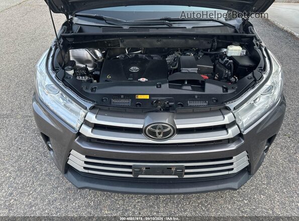 5TDJZRFH5JS535979 2018 TOYOTA HIGHLANDER Gray უკანა ხედი
