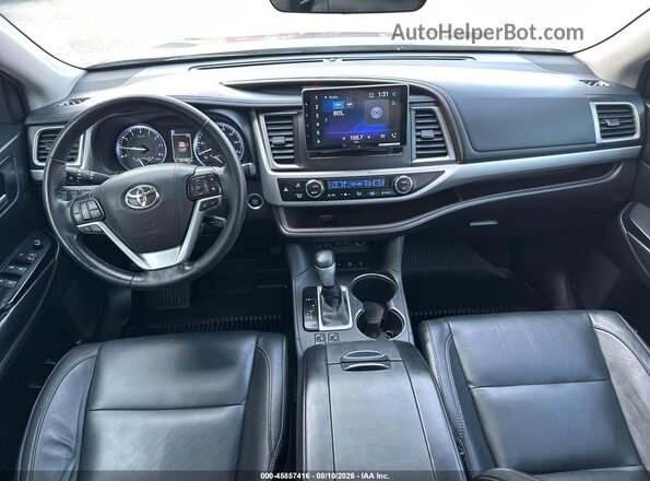 5TDJZRFH5JS535979 2018 TOYOTA HIGHLANDER Gray წინა ხედი
