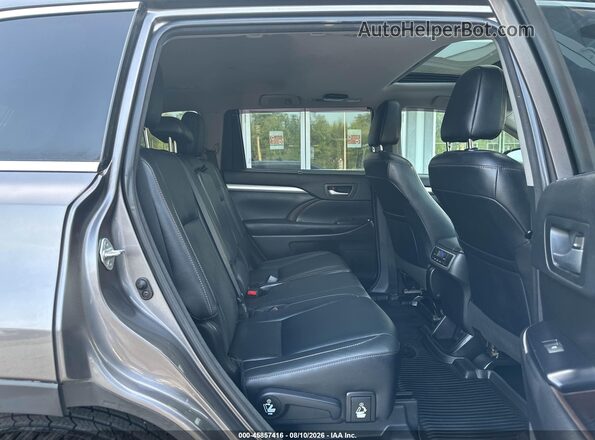 5TDJZRFH5JS535979 2018 TOYOTA HIGHLANDER Gray VIN კოდის სტიკერის ხედი