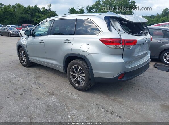 5TDJZRFH5JS818060 2018 TOYOTA HIGHLANDER Silver Trasero izquierdo