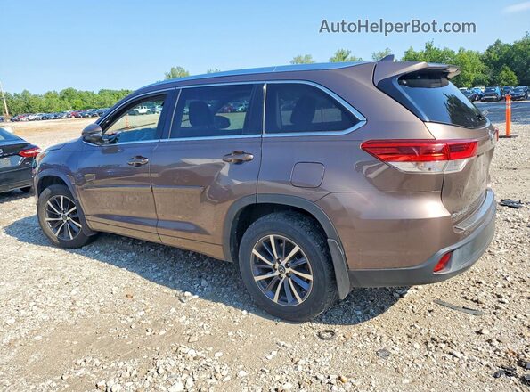 5TDJZRFH5JS845050 2018 TOYOTA HIGHLANDER Tan Tył lewy