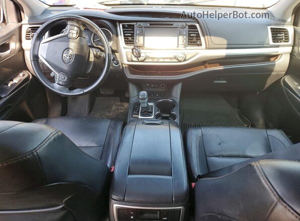 5TDJZRFH5JS845050 2018 TOYOTA HIGHLANDER Tan Widok deski rozdzielczej