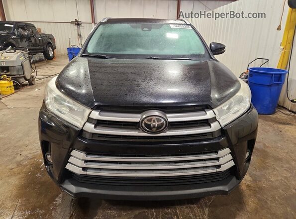 5TDJZRFH5JS884530 2018 TOYOTA HIGHLANDER Black Вид спереду